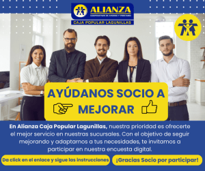 Encuesta de satisfacción y calidad en el servicio al Socio en Sucursal