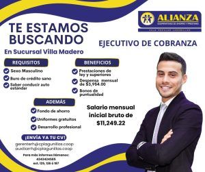 Ejecutivo de Cobranza (Sucursal Villa Madero)