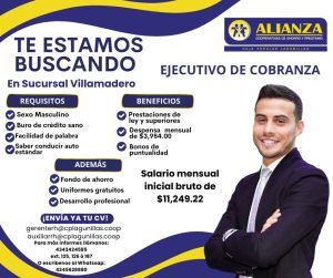 Ejecutivo de Cobranza (Sucursal Villa Madero)